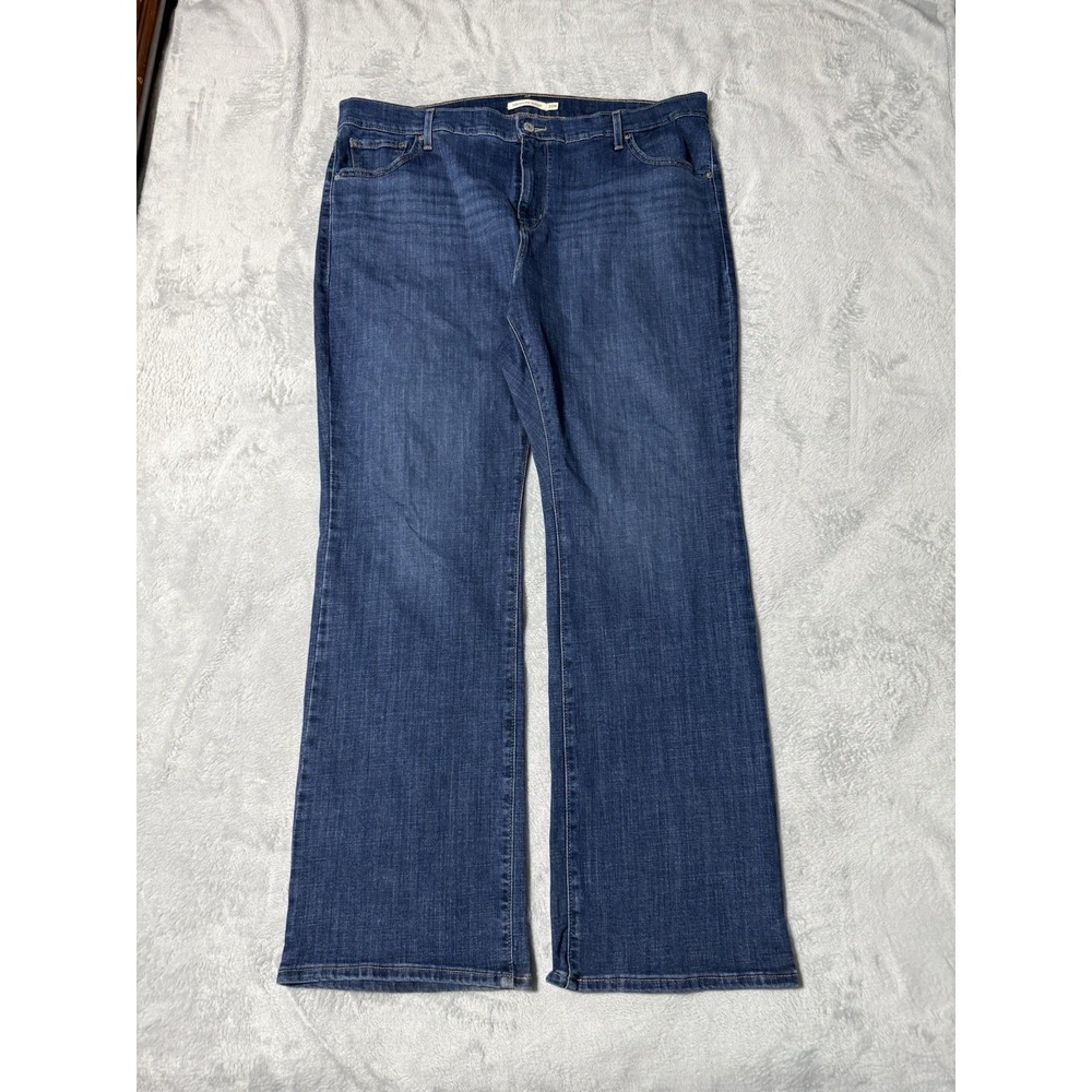 Levis 725‎ Jeans Womens 20W Blue Bootcut High Rise Medium Wash Denim 40x31.5